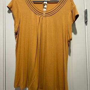 Women's Mustard Yellow Top